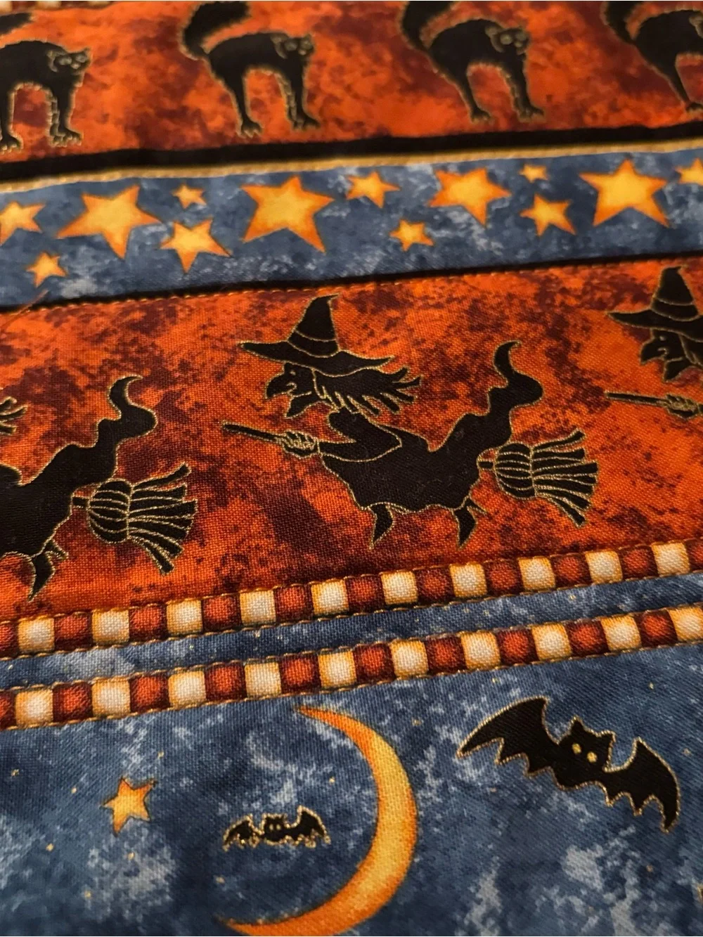 Halloween Patchwork Table Topper -